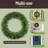 Gracie Oaks 19.5-Inch Boxwood Wreath - Round UV Resistant Artificial Spring, Summer, Fall, or Winter Wreath - Indoor/Outdoor Wreaths for Front Door-1948337318-1966416586