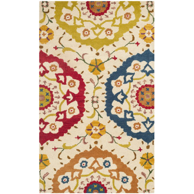 Kouerga bWool Pile Floral Rug