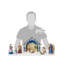 Ensemble de figurines de crèche 10 pièces