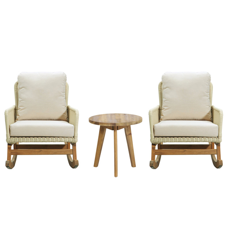 Ensemble de sièges d'extérieur 3 pièces Modern