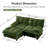 2-Seater L-Shaped Sectional-562309391