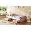 Storage Beds Twin Daybed, Velvet MDF Modern Space Saving Kids Room