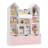 White 54.5"W Storage Bookcase, White Cube Bookcase with Removable Drawers-112680309