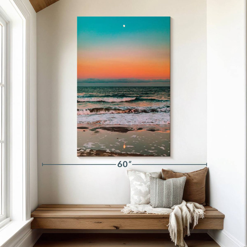 Gillard Sunset Ocean Waves, 51" H x 34" W
