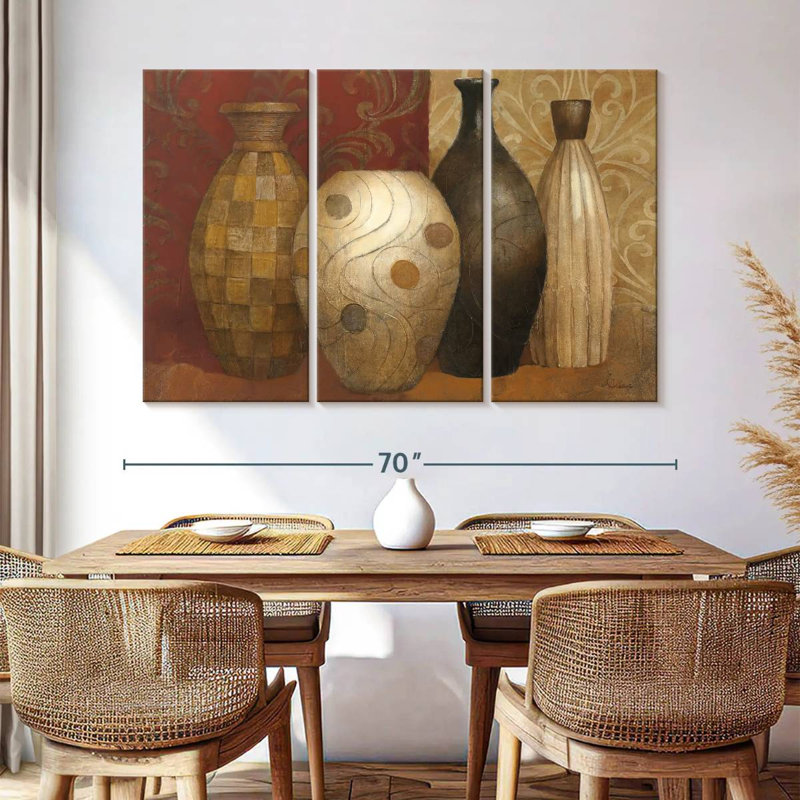 Senne Timeless Vessels, 42" H x 65" W