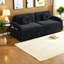 In 1 Convertible Sofas, Chenille Metal Modern Sleeper For Small Home