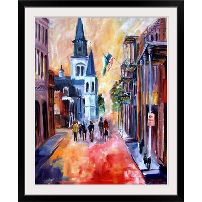 «Misty Morning on Chartres Street» par Bebe, reproduction d'art