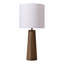 Lampe de table solaire Woonari - brun