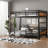 Versatile Twin Xl Metal Bunk Beds, Vintage Style With Safety Fence