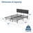Francella Upholstered Metal Platform Bed-61655057