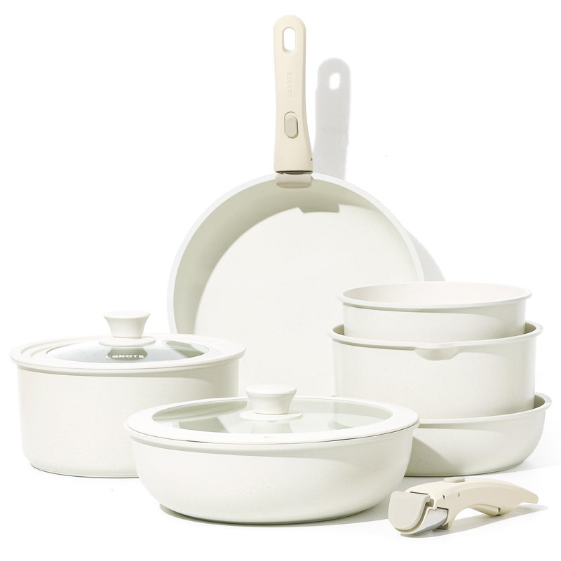 Shemena 10 - Piece Aluminum Cookware Set