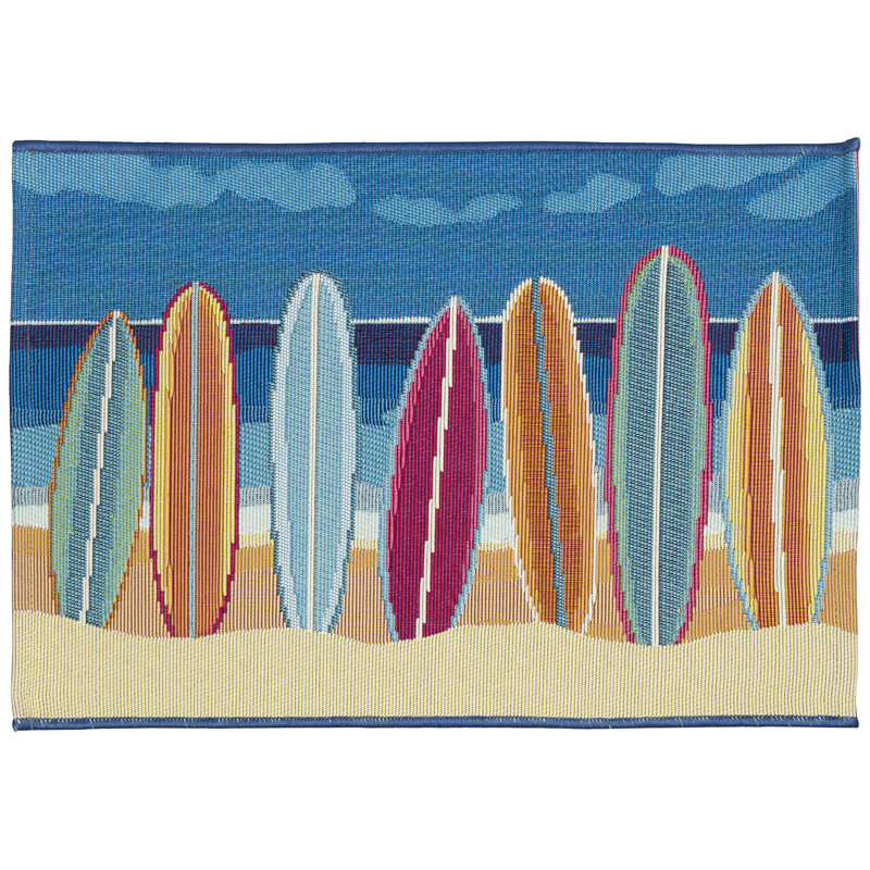 Thomasina Synthetic Non-Skid Kitchen Mat, Rectangle 2' x 2'10"