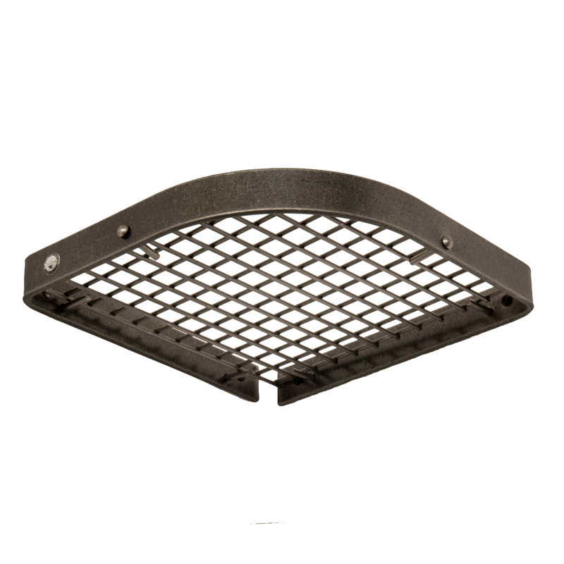 Handcrafted Corner Wall Rack, 4.5" H x 12.5" W x 12.5" D