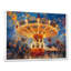 Amusement Parks Carrousel Carnival Colors - Reproduction d'art mural parcs d'attractions-1954063679-1954063813