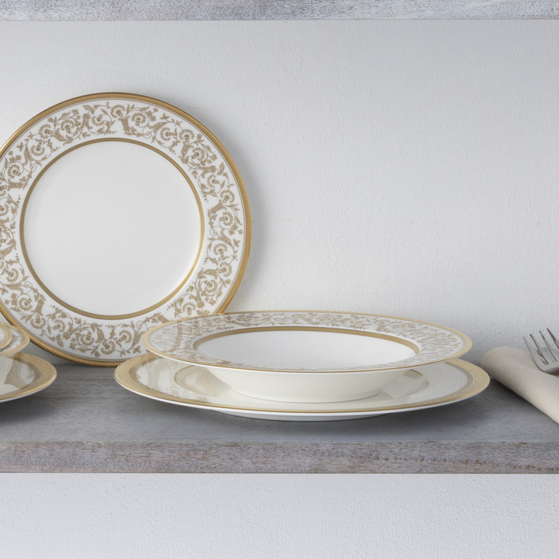 Ensemble de 4 bols à soupe Noritake Summit, 8 1/4 po, 12 oz, Or