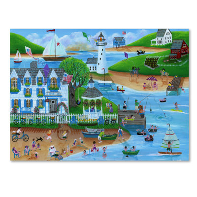 " Folk Art Summertime Fun At Seaport Inn " by Cheryl Bartley