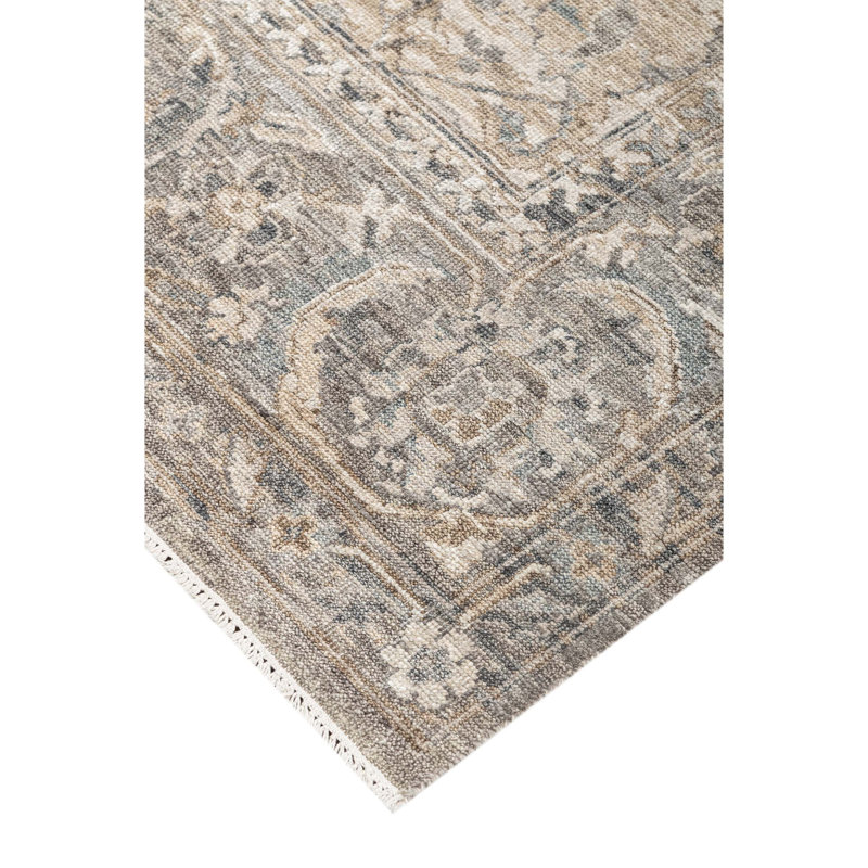 Tapis noué à la main, Rectangle de 5 pi x 8 pi