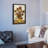 Sunflower Embrace Framed Collage Art