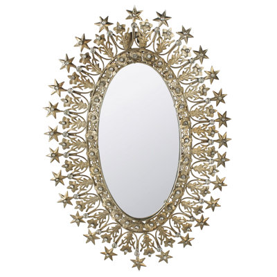 Adenike Brass Oval Mirror