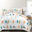 Rowley Birds Reversible Cotton Duvet Cover Multi-750391777