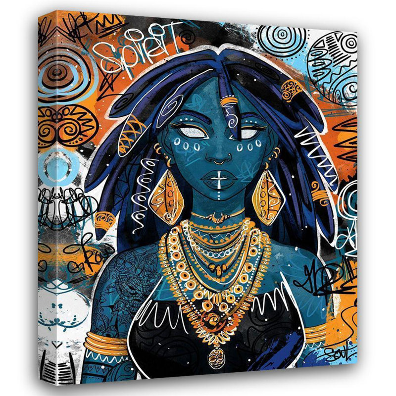 «Bungalow Rose Copeland», art sur toile tendue par Justin Gallery: Ogechi, H 34 po x l 28 po