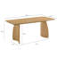 Ensemble de salle à manger, table en bois moderne et chaises rembourrées de style Mid-Century pour la maison, la cuisine et la salle à manger-108814699-108814696