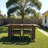 5-Piece HDPE Outdoor Dining Set – All-Weather 69" Rectangular Patio Table With Umbrella Hole & 4 Armless Chairs For Backyard/Poolside-826154104-826154108