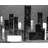 Contemporary Cities Shapes Placemat | Black & White Home Decor