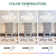 Brynnly 42" Retractable DC Motor Ceiling Fan with LED Lights, Remote 3-Color 6-Speed