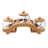 3 Condiment Server Set