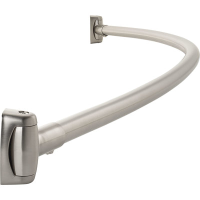 60'' Curved Fixed Shower Curtain Rod