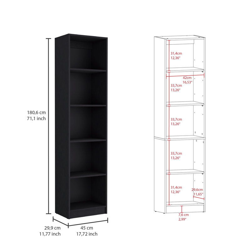 Ensemble de salon 3 pièces avec 3 bibliothèques, offrant amplement d'espace de rangement et de présentation pour un look moderne et cohérent