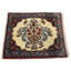 Tapis tribal crème à motif floral indo-bidar 2X2