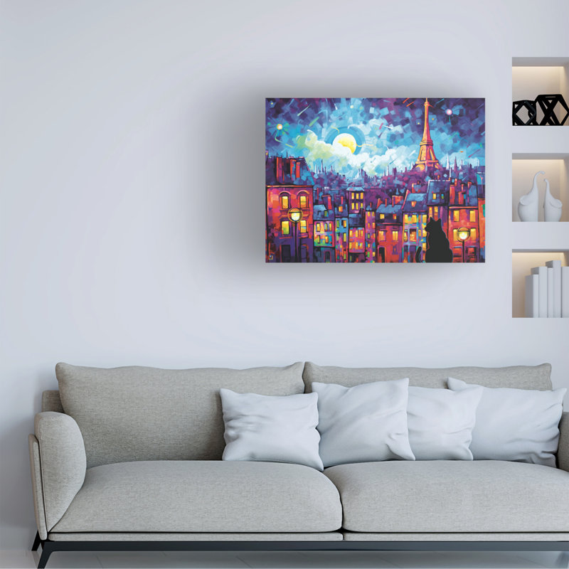 Art sur toile de Michael David, H 14 po x l 19 po