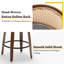 Tabourets pivotants en lin Leeana-1556025471-1556025464