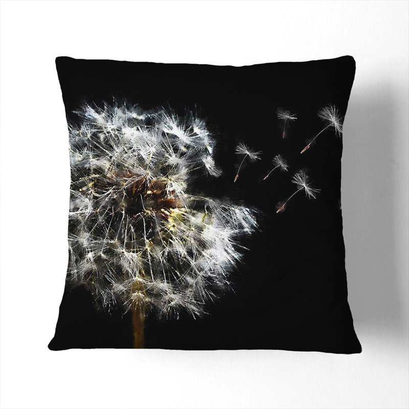 Dandelion Seeds Vol.10 Painting Square Throw Cushion, Stone, 55cm H x 55cm W x 20cm D