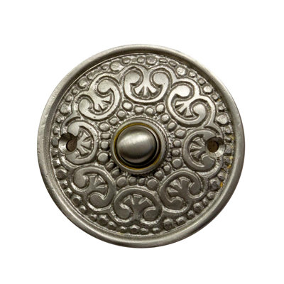 Ornate Round Doorbell Button
