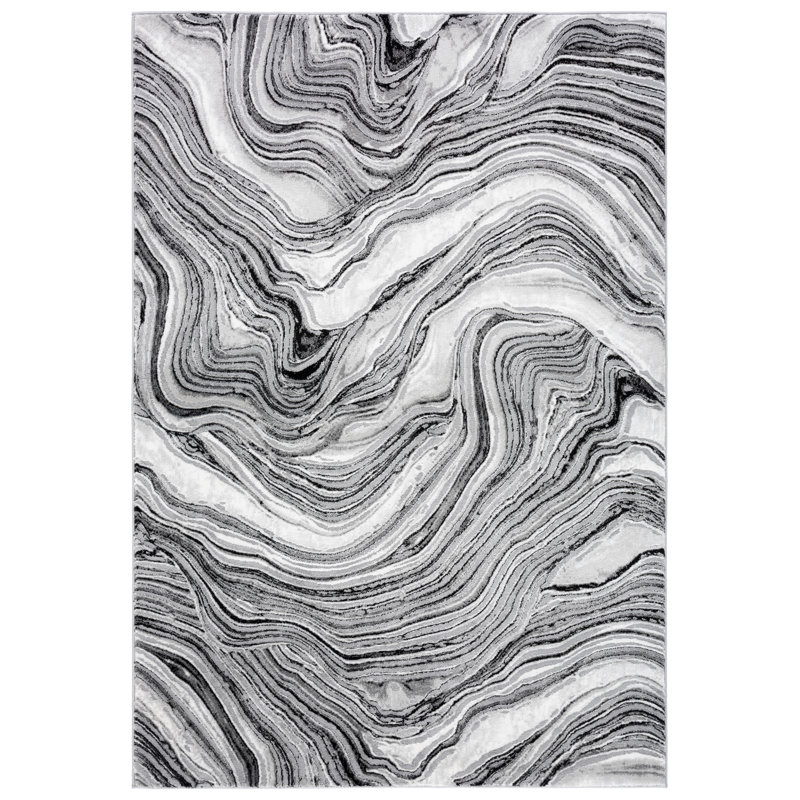 Meadow 500 Performance Abstract Rug, Rectangle 9' x 12'