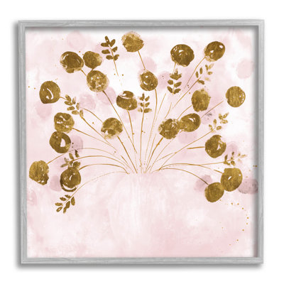 «Pink Floral Bouquet Arrangement» par Ruth Fromstein - peinture sur toile
