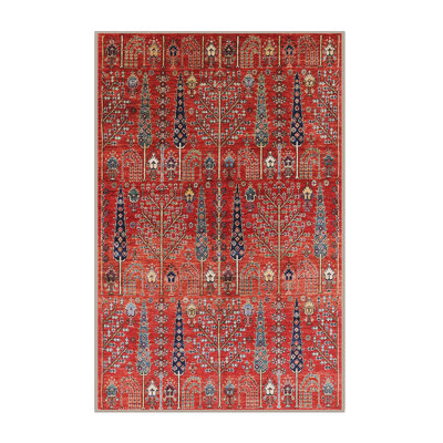 Tapis rouge / bleu Oh