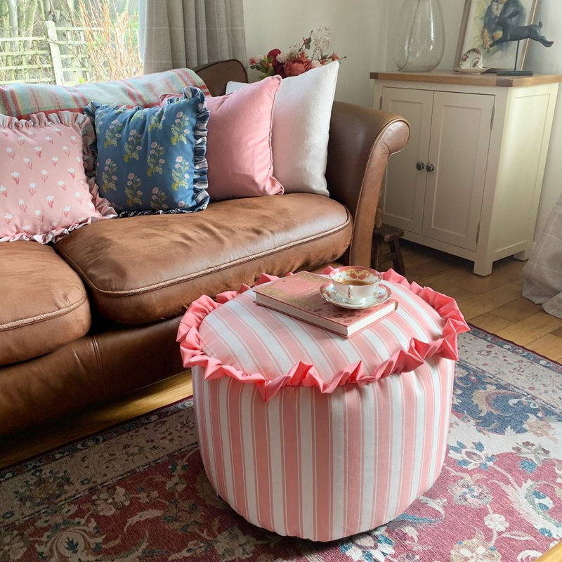 2-3 Polyester Refillable Bean Bag Chair, Pink