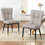 Chaise d'appoint en similicuir 18,9 po H-1855405050