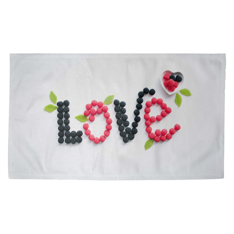 Tapis d'entrée Seidl Love and Berries, Rectangle 3 pi 3 po x 5 pi 3 po