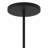 24" Diameter Black Integrated LED Pendant Light