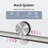 Bafv 44-48" W x 76" H Frameless Shower Door Single Sliding Soft-Close with 5/16"(8mm) Tempered Glass-112928288