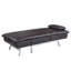 Chaise longue Modern Padilla avec coussin et port USB en tissu