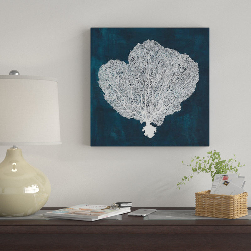 «Inverse Sea Fan I» par Grace Pop - impression sur toile tendue, H 37 po x l 37 po x P 1,5 po, Toile tendue, Pas de tapis