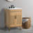Javer 24" Rattan Modern Farmhouse 2-Shelf Bath Vanity Cabinet Only (Sink Basin not Included)-93805403