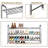 3 Tier Shoe Rack Made of Metal, Exquisitely Designed for Closets and Entryways-1206991544