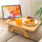 Couch Arm Tray,Bamboo Sofa Tray Table Clip On Side Table,Foldable Couch Armrest Table With 360° Phone Holder,Couch Tray For Eating-163940185-163940186